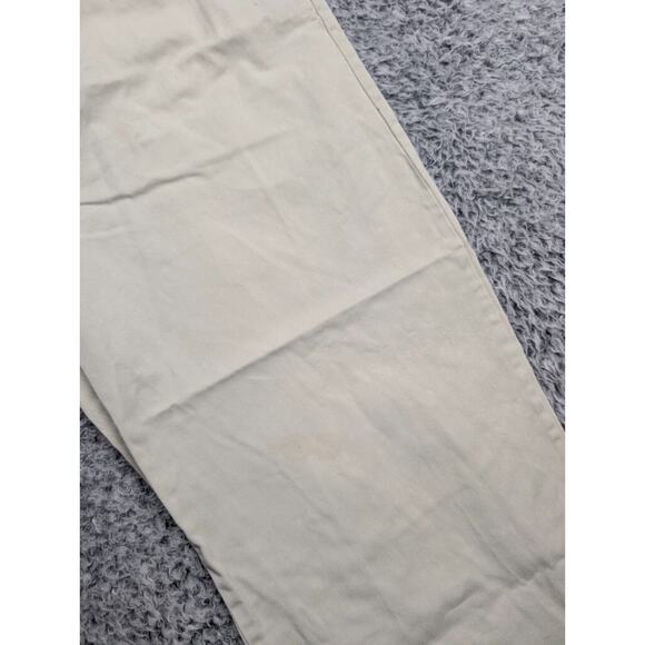 Gap Pants Mens 34X30 Beige Relaxed Distressed Casual Minimal Preppy Work Chore - Picture 4 of 10